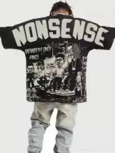 Men's 3D Letter Print T-shirt Summer Street Casual Soft Breathable Fashion Top Unisex T-shirt, Sweatshirt, Hoodie, Long Sleeve Tee - T-Shirt, Sweatshirt, Hoodie