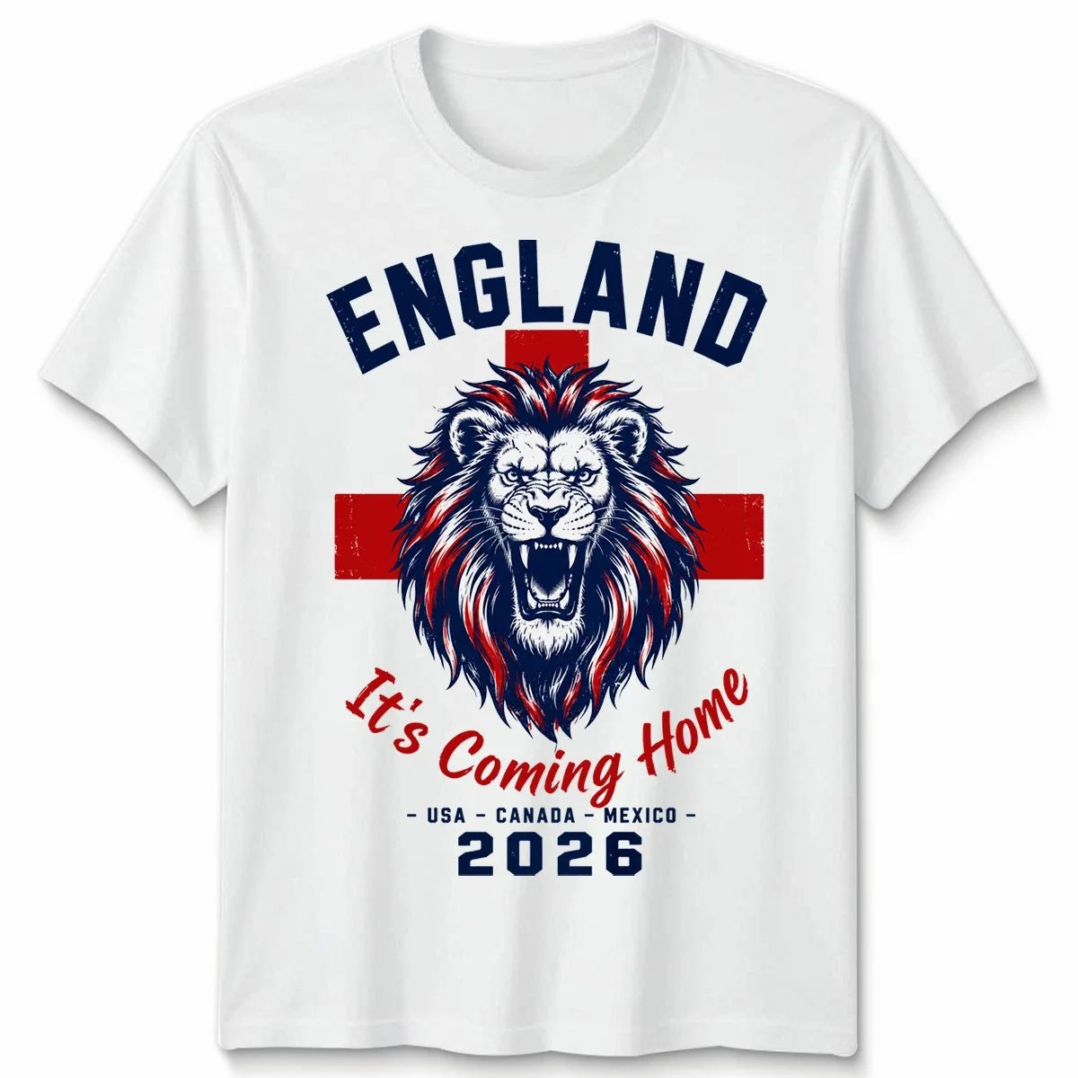 England White Unisex Football T Shirt 2026 Soccer Fan Mens Womens Tee Unisex T-shirt, Sweatshirt, Hoodie, Long Sleeve Tee - T-Shirt, Sweatshirt, Hoodie