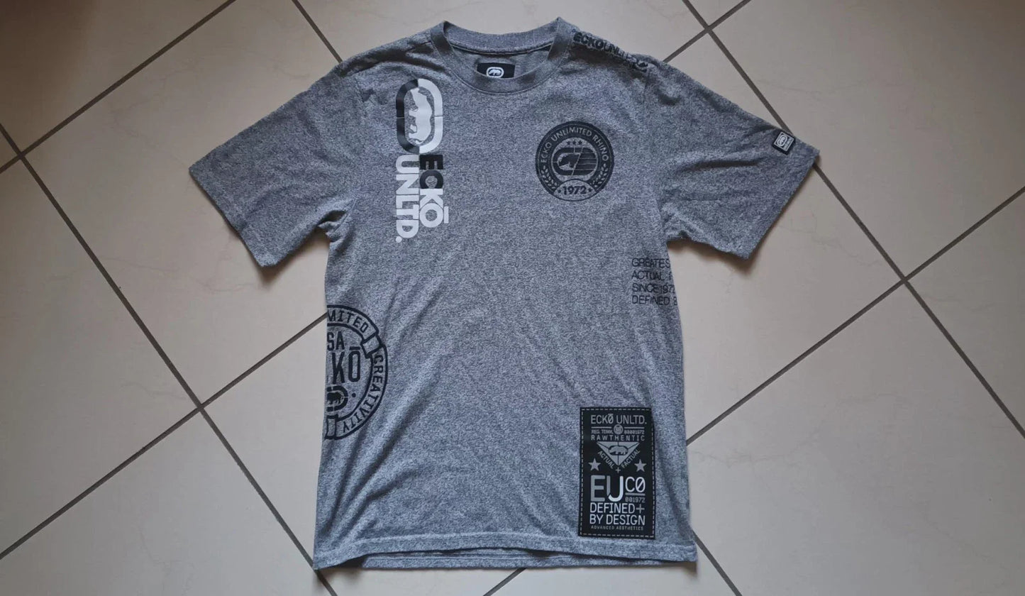 Vintage ECKO UNLTD Y2K 2000's Rhino T Shirt Mens Unisex T-shirt, Sweatshirt, Hoodie, Long Sleeve Tee - T-Shirt, Sweatshirt, Hoodie