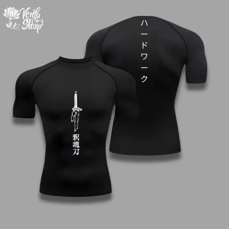 Compression Shirt Sportswear Gymwear Gym Anime Fushiguro Clothing Zenin Muscles Unisex T-shirt, Sweatshirt, Hoodie, Long Sleeve Tee - T-Shirt, Sweatshirt, Hoodie