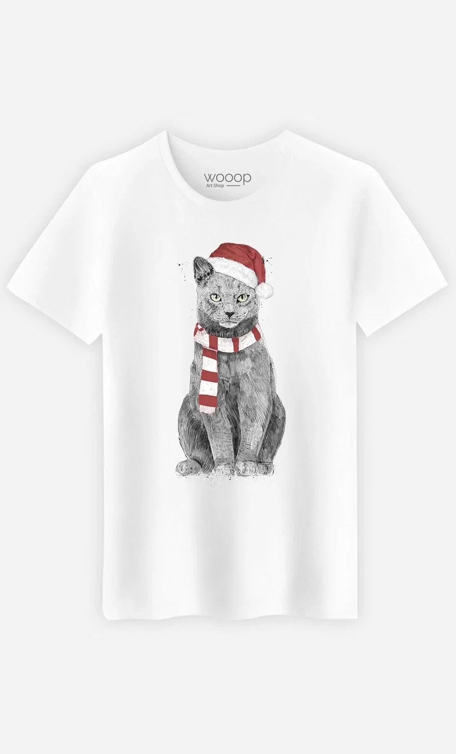Men's Short Sleeve T-Shirt White, XMAS CAT Unisex T-shirt, Sweatshirt, Hoodie, Long Sleeve Tee - T-Shirt, Sweatshirt, Hoodie