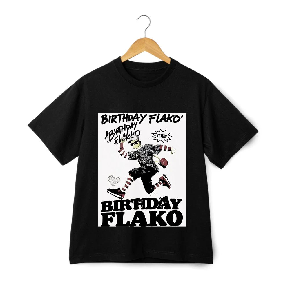 Birthday Flako - Themed Unisex Trendy Loose Short - Sleeve T-Shirt , Casual Tee Unisex T-shirt, Sweatshirt, Hoodie, Long Sleeve Tee - T-Shirt, Sweatshirt, Hoodie