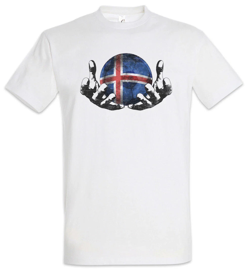 Iceland Football Magic Ball T-Shirt icelandic Soccer Flag World Championship Unisex T-shirt, Sweatshirt, Hoodie, Long Sleeve Tee - T-Shirt, Sweatshirt, Hoodie