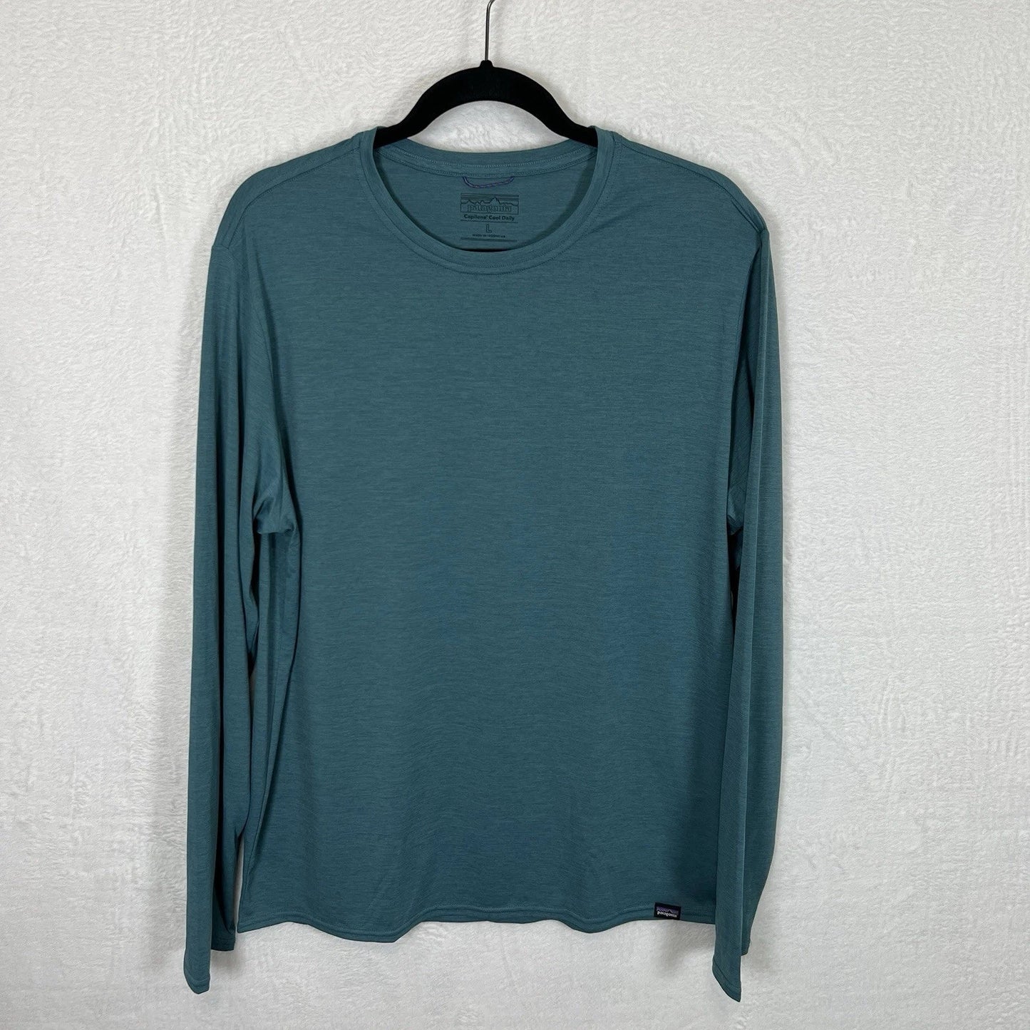 PATAGONIA Capilene Cool Daily Shirt Mens L Teal Green Long Sleeve UPF 50+ Unisex T-shirt, Sweatshirt, Hoodie, Long Sleeve Tee - T-Shirt, Sweatshirt, Hoodie