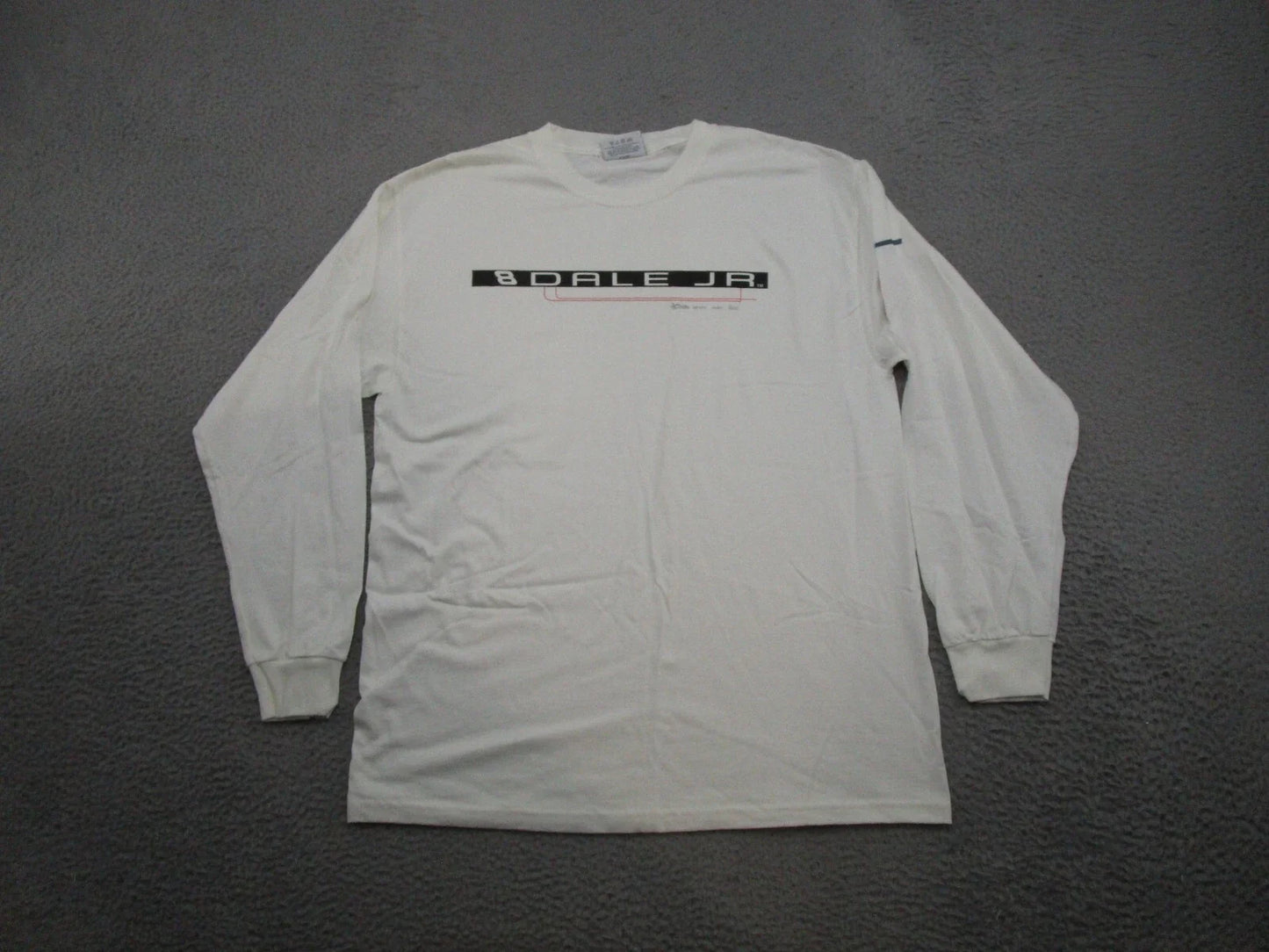 VTG Y2K Dale Earnhardt Jr Long Sleeve Spell Out Shirt Mens SZ M Budweiser NASCAR Unisex T-shirt, Sweatshirt, Hoodie, Long Sleeve Tee - T-Shirt, Sweatshirt, Hoodie