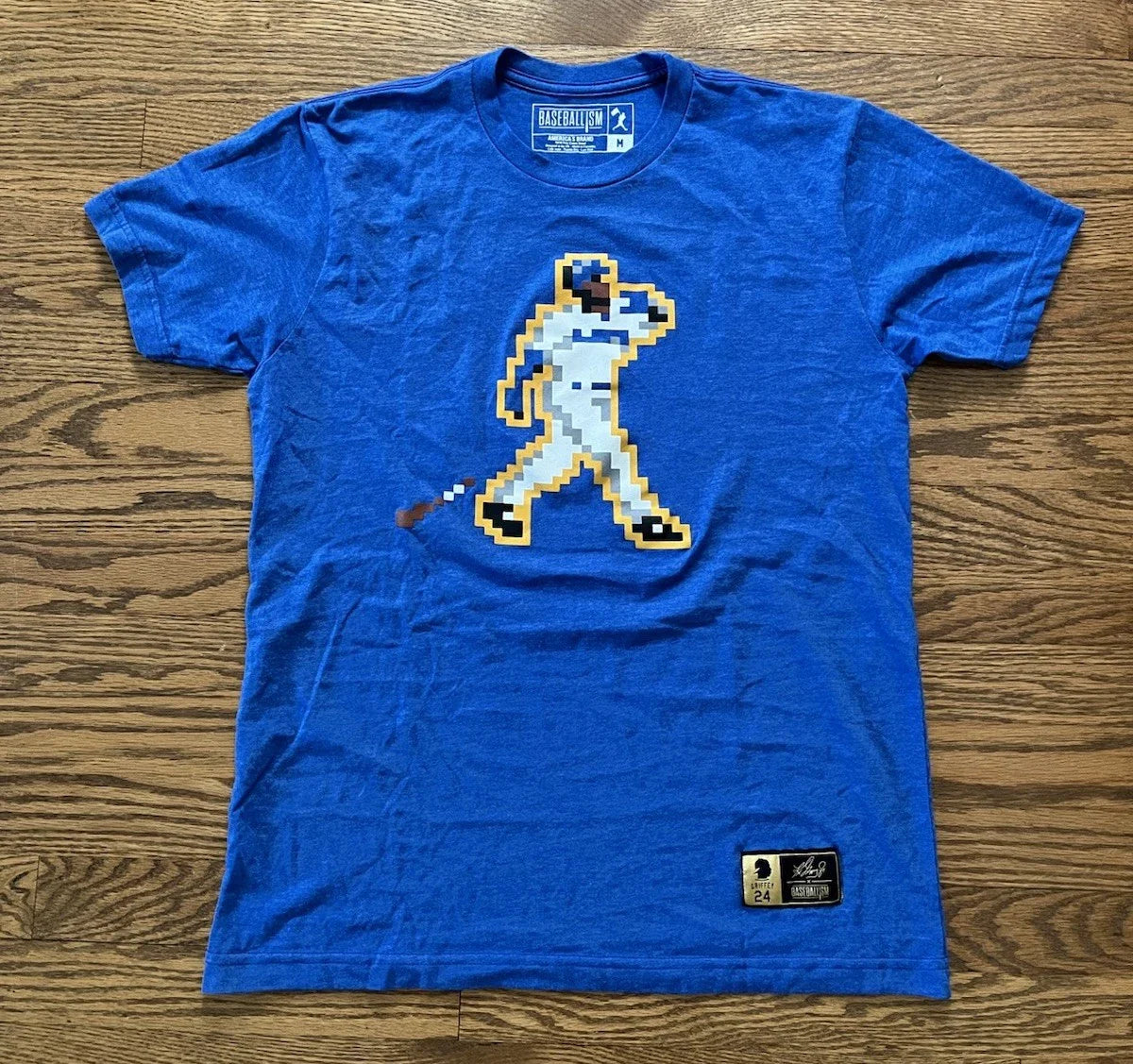 Baseballism Ken Griffey Jr #24 Pixel Art Shirt Medium 8 Bit Seattle Mariners Unisex T-shirt, Sweatshirt, Hoodie, Long Sleeve Tee - T-Shirt, Sweatshirt, Hoodie