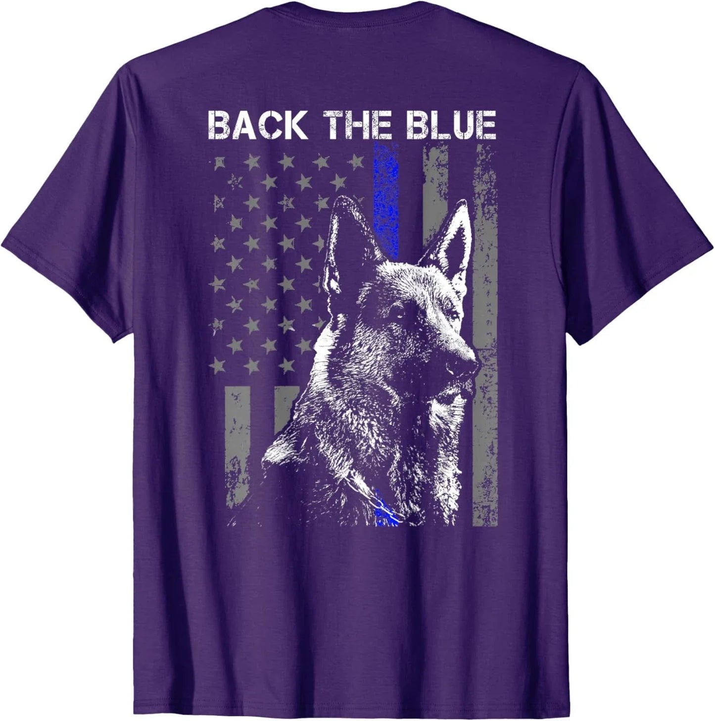 Back The Blue Thin Blue Line American Flag German Dog Unisex T-Shirt Unisex T-shirt, Sweatshirt, Hoodie, Long Sleeve Tee - T-Shirt, Sweatshirt, Hoodie