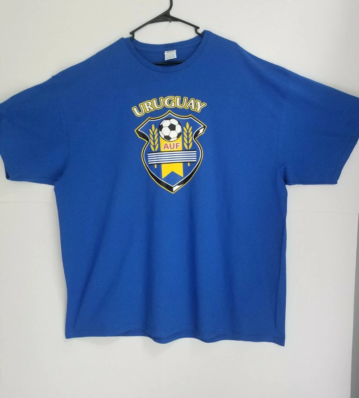 Uruguay Soccer Crest- Flag Pride Nationality Unisex T-shirt, Sweatshirt, Hoodie, Long Sleeve Tee - T-Shirt, Sweatshirt, Hoodie