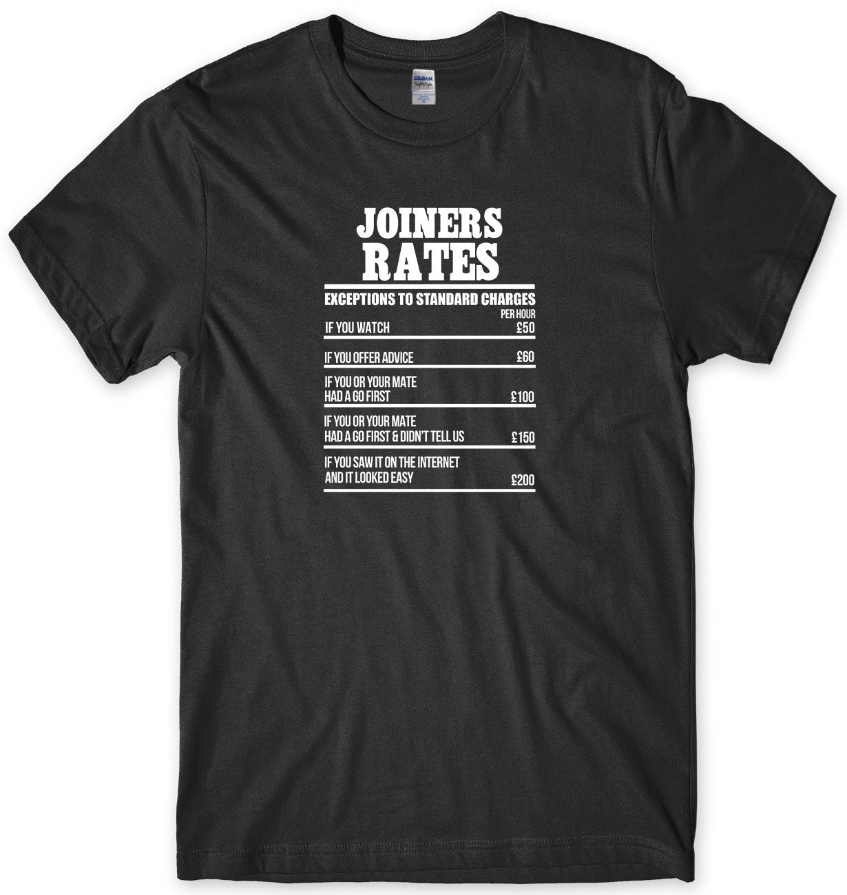 Joiners Rates Mens Funny Unisex T-Shirt Unisex T-shirt, Sweatshirt, Hoodie, Long Sleeve Tee - T-Shirt, Sweatshirt, Hoodie