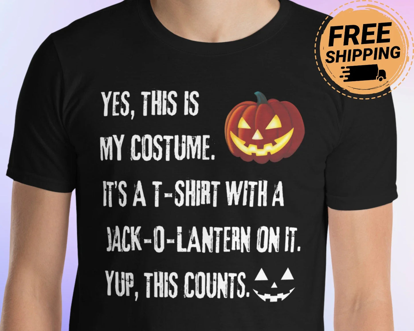 Lazy Costume T Shirt Halloween Party Funny Pumpkin T Shirt Halloween Costume Unisex T-shirt, Sweatshirt, Hoodie, Long Sleeve Tee - T-Shirt, Sweatshirt, Hoodie