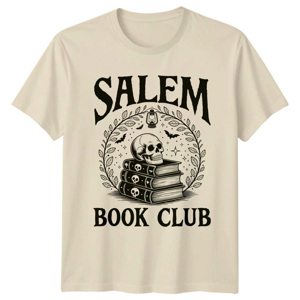 Salem Book Club Gothic Reading Graphic Tee Mens Womens Unisex T-Shirt Unisex T-shirt, Sweatshirt, Hoodie, Long Sleeve Tee - T-Shirt, Sweatshirt, Hoodie