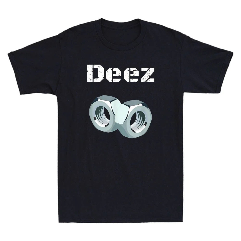 Deez Nuts Got Em Funny Nut Meme Sarcastic Quote Retro Men's Short Sleeve T-Shirt Unisex T-shirt, Sweatshirt, Hoodie, Long Sleeve Tee - T-Shirt, Sweatshirt, Hoodie