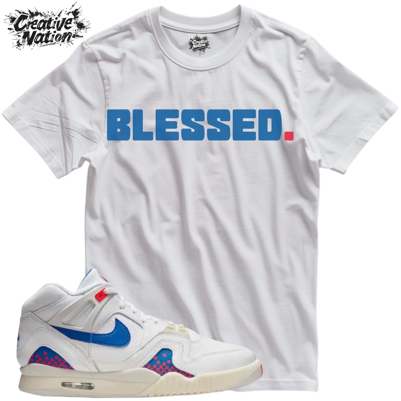 Shirt To Match Air Tech Challenge II Pixel Court Unisex Tee Blessed Shirt Unisex T-shirt, Sweatshirt, Hoodie, Long Sleeve Tee - T-Shirt, Sweatshirt, Hoodie