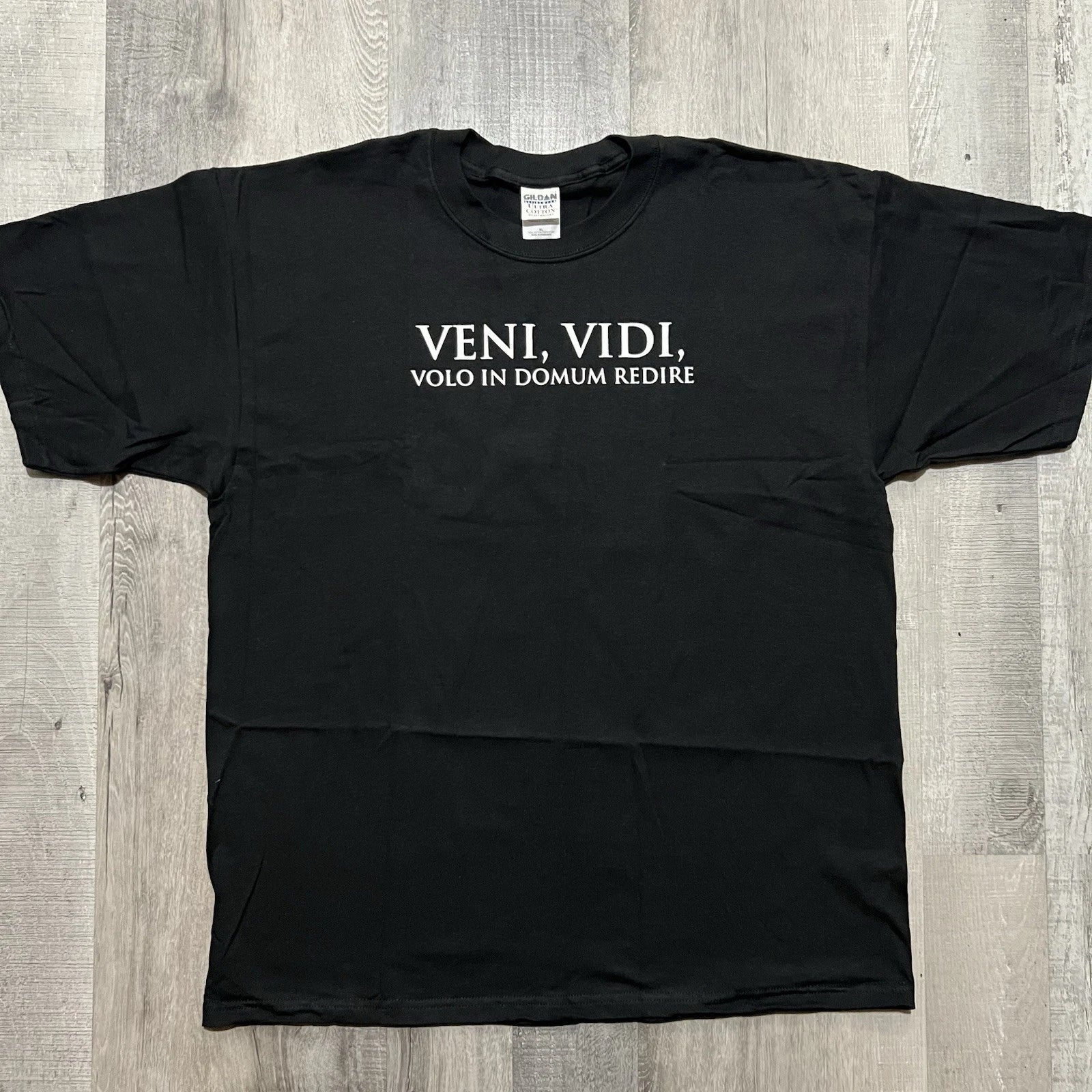 VTG Latin Quote T Shirt Y2K "I Came I Saw I Want To Go Home" Black White T Shirt Unisex T-shirt, Sweatshirt, Hoodie, Long Sleeve Tee - T-Shirt, Sweatshirt, Hoodie