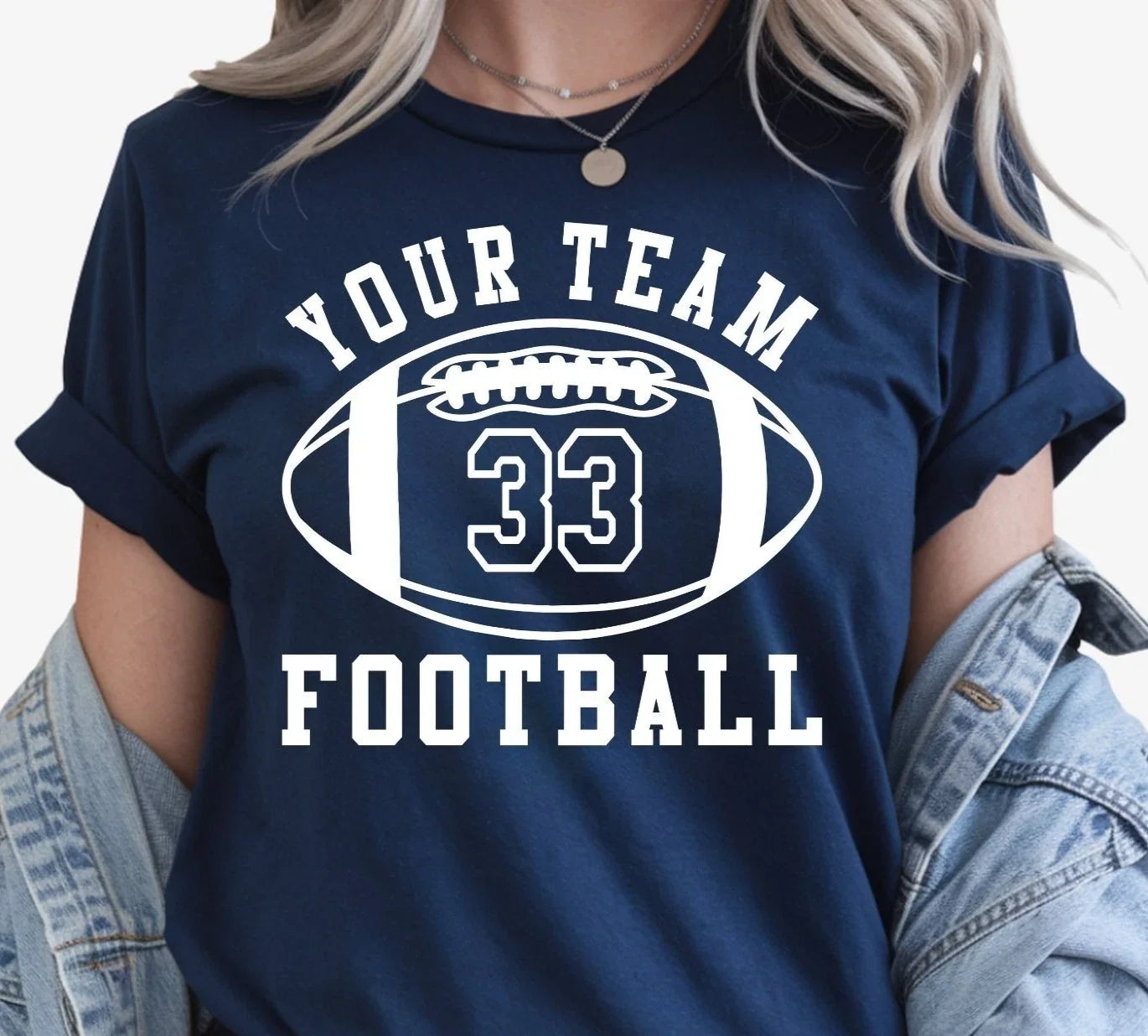 Personalised Rugby Football Shirt Custom Team Name Number Sports Fan Tee Top Unisex T-shirt, Sweatshirt, Hoodie, Long Sleeve Tee - T-Shirt, Sweatshirt, Hoodie