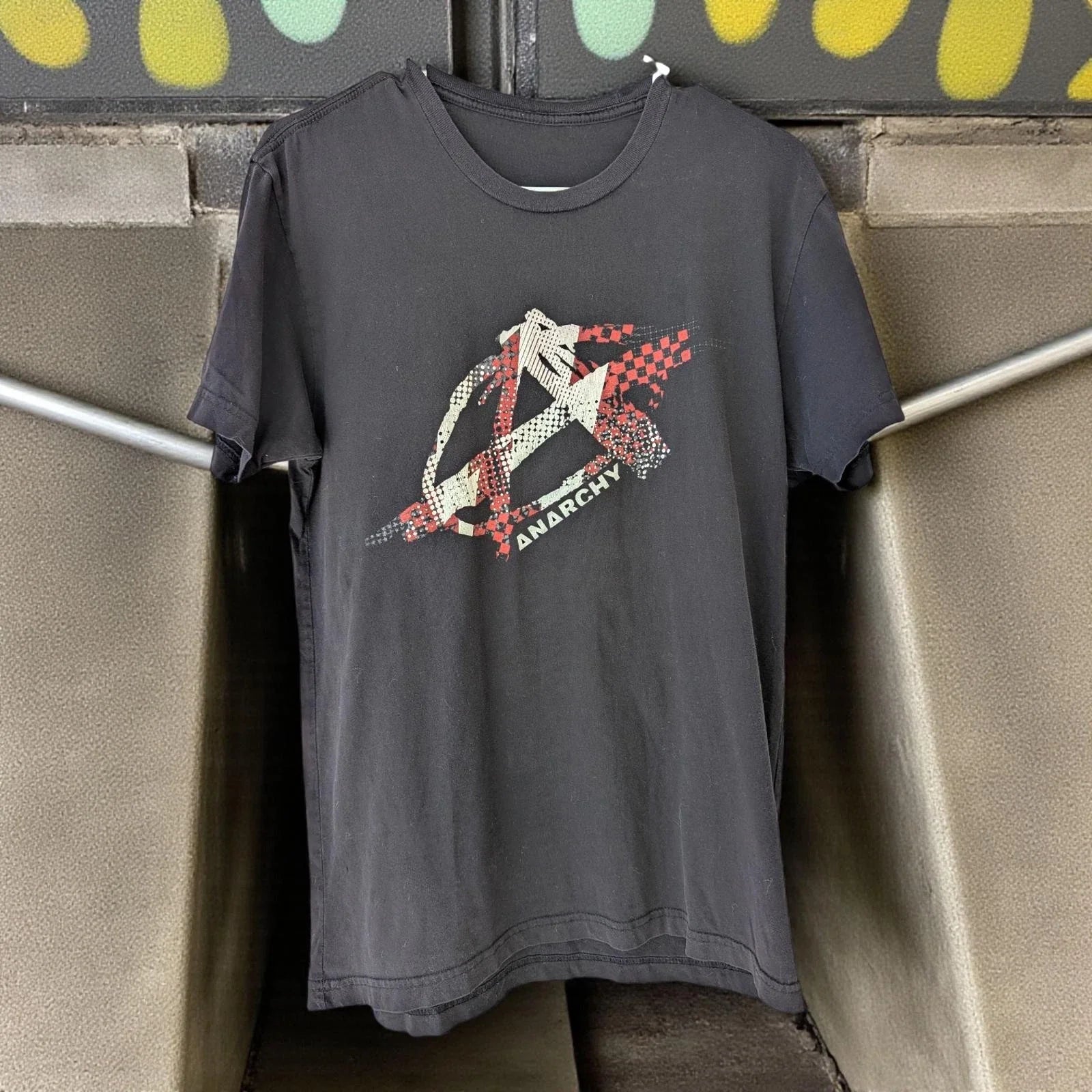 y2k punk grunge Anarchy Graphic Men's T-Shirt surf skate action sports size M Unisex T-shirt, Sweatshirt, Hoodie, Long Sleeve Tee - T-Shirt, Sweatshirt, Hoodie