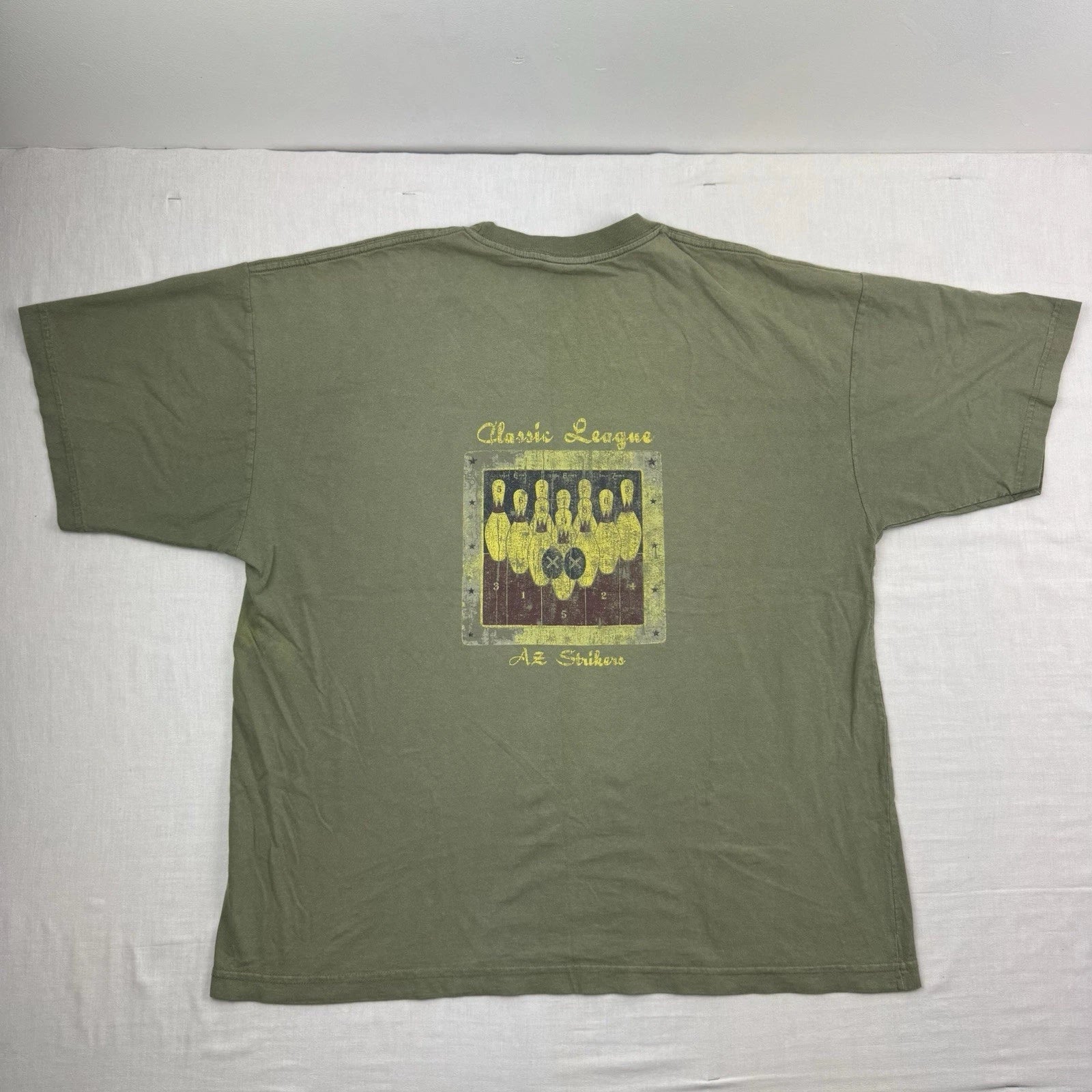 Vintage Arizona Jeans Company T Shirt Adult XL Bowling Graphic Grunge Hipster Unisex T-shirt, Sweatshirt, Hoodie, Long Sleeve Tee - T-Shirt, Sweatshirt, Hoodie