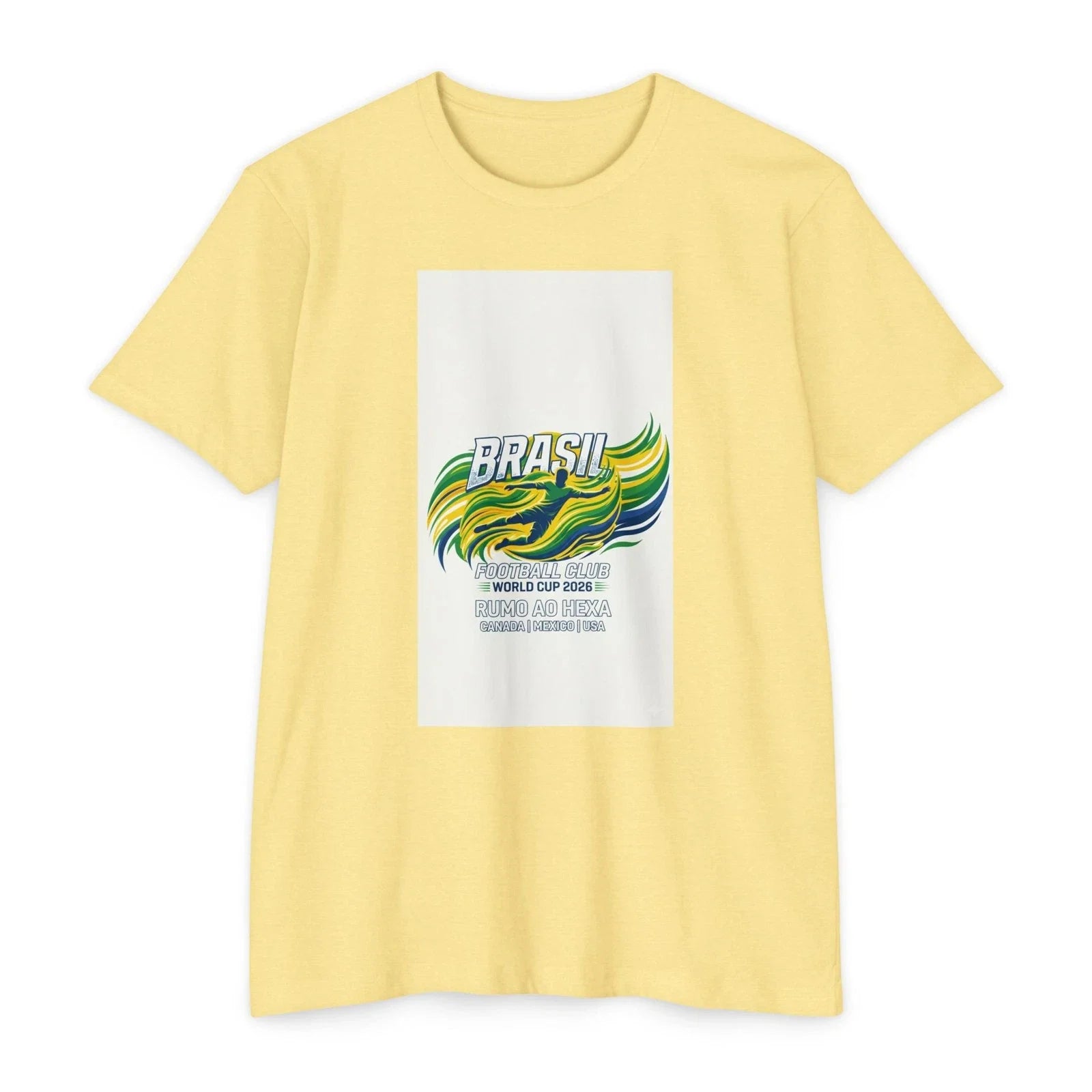 Brasil Wave Graphic T-Shirt | Soccer World Cup Design Unisex T-shirt, Sweatshirt, Hoodie, Long Sleeve Tee - T-Shirt, Sweatshirt, Hoodie