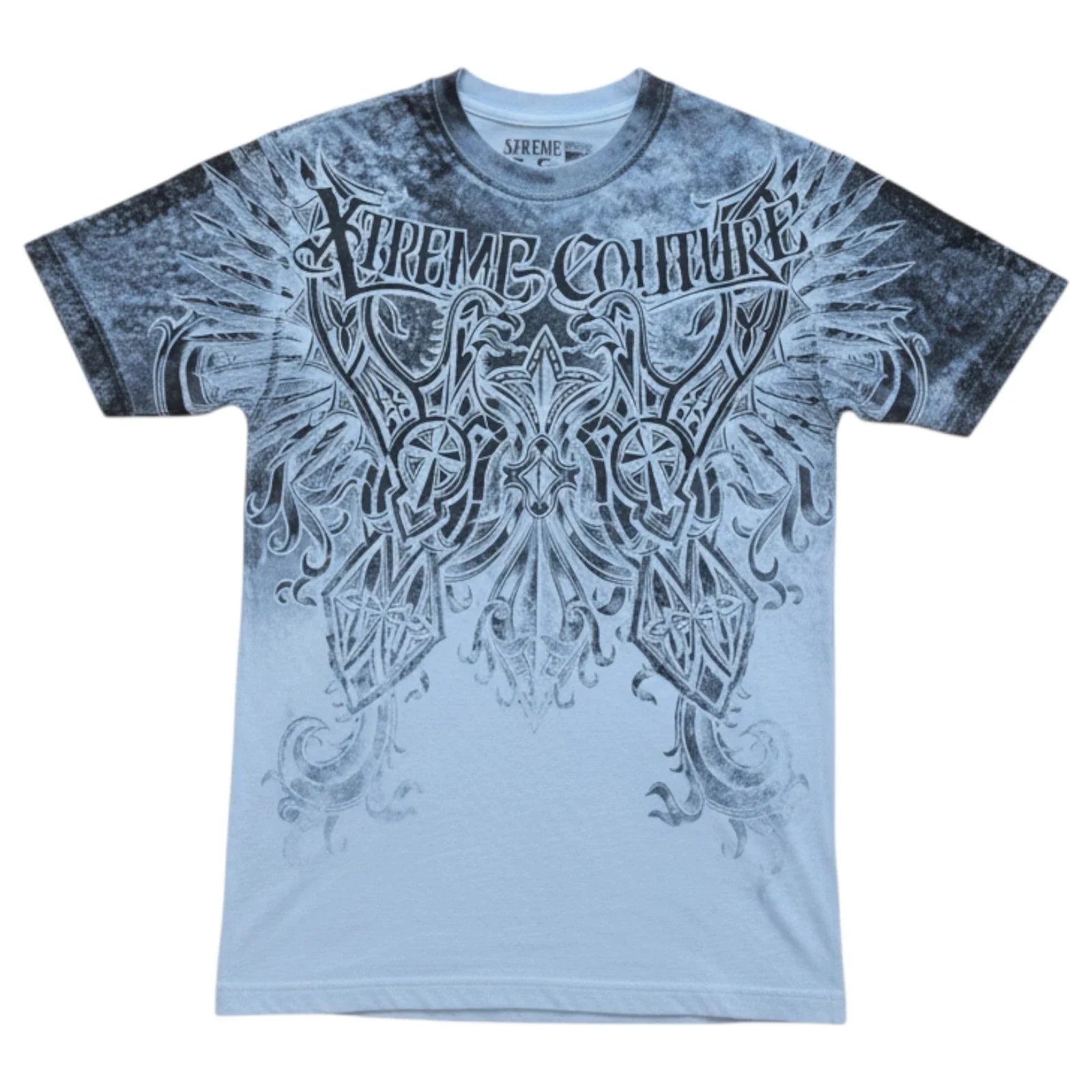 Xtreme Couture by Affliction Men's Destiny White MMA Biker Tattoo T-Shirt Medium Unisex T-shirt, Sweatshirt, Hoodie, Long Sleeve Tee - T-Shirt, Sweatshirt, Hoodie