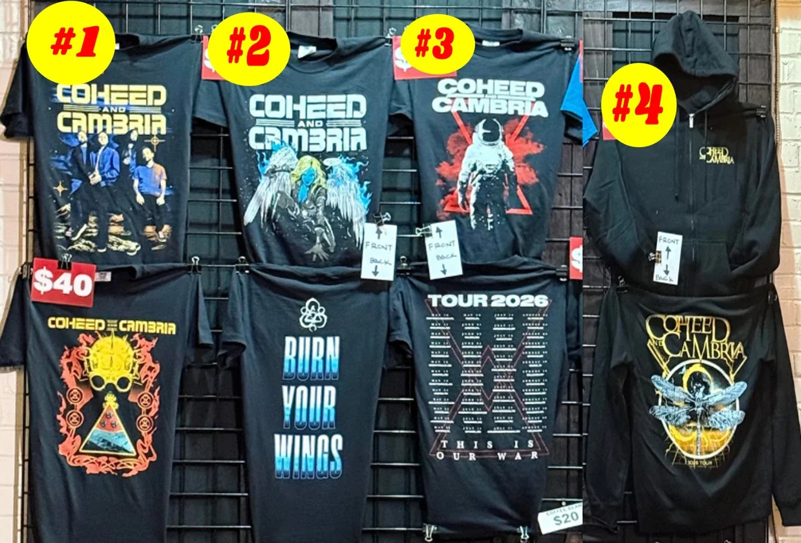 Coheed and Cambria Band 2026 merch Tour T-Shirt reprint Unisex T-shirt, Sweatshirt, Hoodie, Long Sleeve Tee - T-Shirt, Sweatshirt, Hoodie
