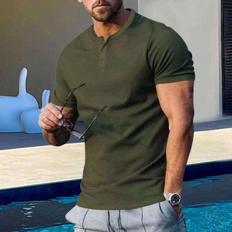 Men's Summer Loose Fit Solid Color Cotton T-shirt Short Sleeve Casual Streetwear Unisex T-shirt, Sweatshirt, Hoodie, Long Sleeve Tee - T-Shirt, Sweatshirt, Hoodie