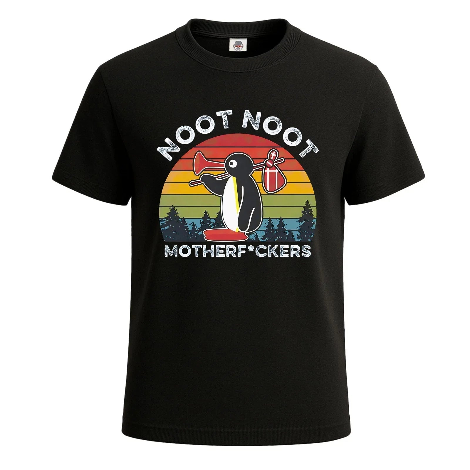 SUNCE Pingu Noot Noot Graphic Tees Novelty Gift Men's T Shirt Funny Shirt Top Unisex T-shirt, Sweatshirt, Hoodie, Long Sleeve Tee - T-Shirt, Sweatshirt, Hoodie
