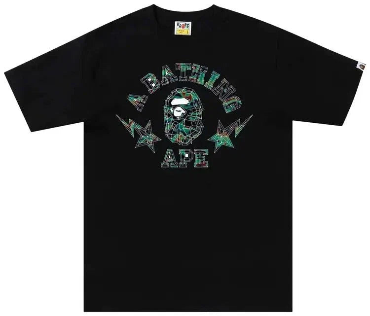 Size XXL Bape Thermal Polygon Tee Black Unisex T-shirt, Sweatshirt, Hoodie, Long Sleeve Tee - T-Shirt, Sweatshirt, Hoodie