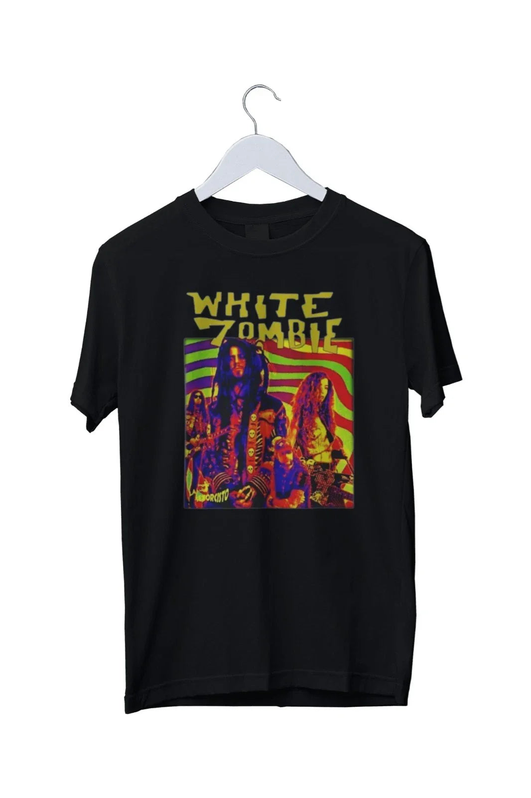 White Zombie La sexorcisto Album Graphic Print T-Shirt Mens S M L XL 2 3 4 XL Unisex T-shirt, Sweatshirt, Hoodie, Long Sleeve Tee - T-Shirt, Sweatshirt, Hoodie