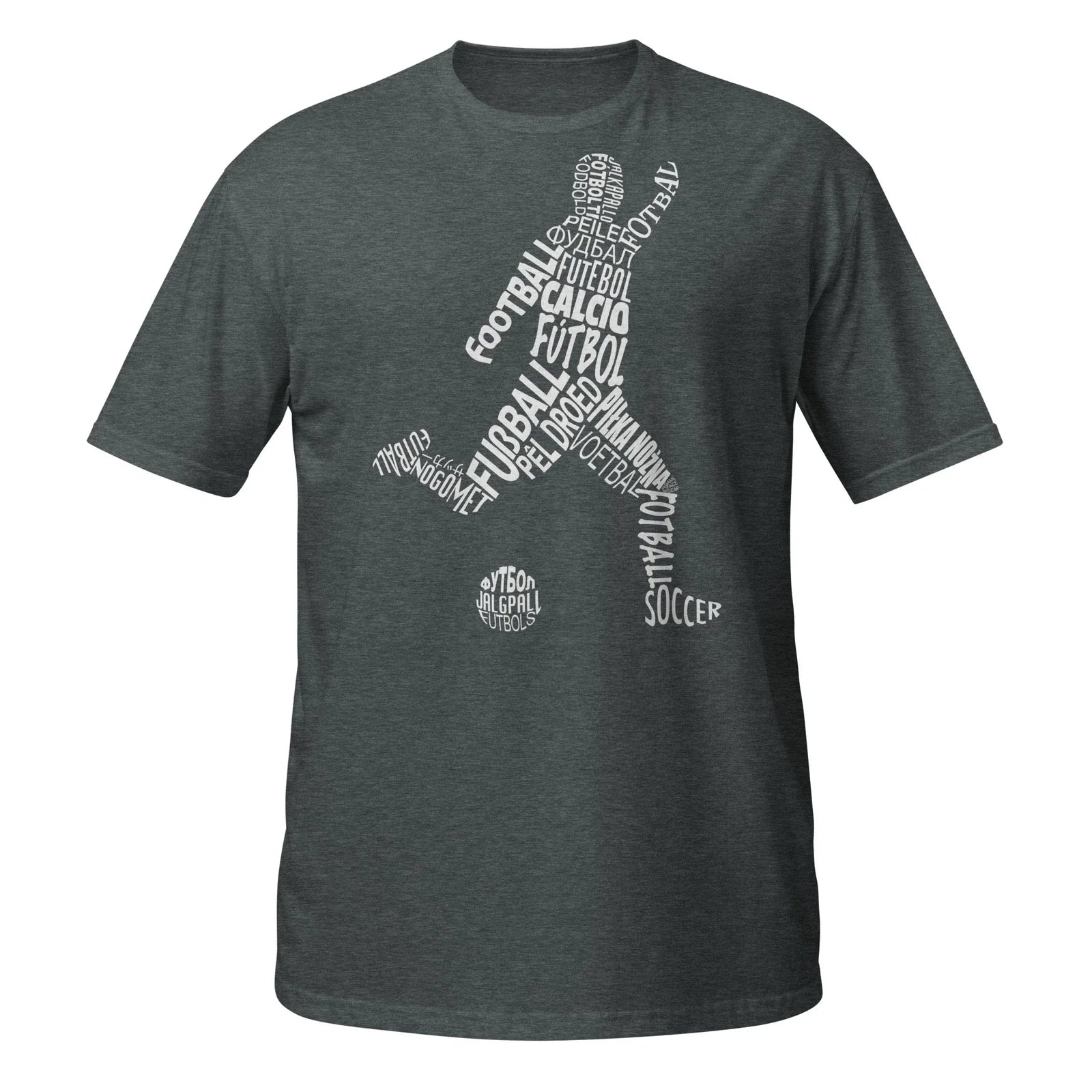 Soccer In Different Languages Word Art Short-Sleeve Unisex T-Shirt, Football Tee Unisex T-shirt, Sweatshirt, Hoodie, Long Sleeve Tee - T-Shirt, Sweatshirt, Hoodie
