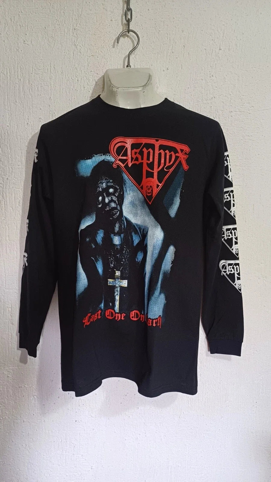Asphyx Last One Earth Long Sleeve shirt Death metal Pestilence Entombed Carcass Unisex T-shirt, Sweatshirt, Hoodie, Long Sleeve Tee - T-Shirt, Sweatshirt, Hoodie