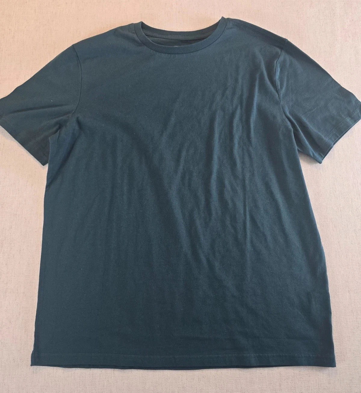 Simply Styled Basic T-Shirt Mens Large Green Crew Neck Short Sleeve Pullover Unisex T-shirt, Sweatshirt, Hoodie, Long Sleeve Tee - T-Shirt, Sweatshirt, Hoodie