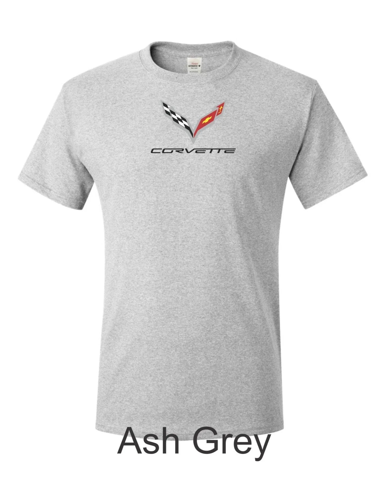 Corvette C7 Color Emblem Printed on Men's Shirt.  FREE SHIPPING !!! Unisex T-shirt, Sweatshirt, Hoodie, Long Sleeve Tee - T-Shirt, Sweatshirt, Hoodie