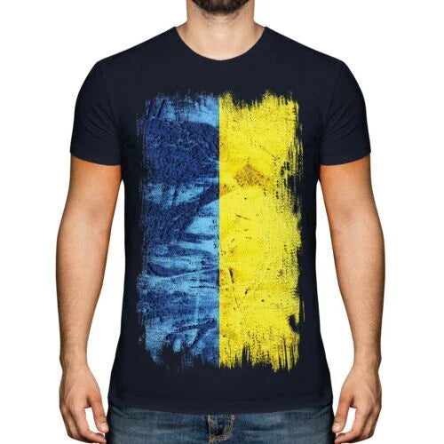 UKRAINE GRUNGE FLAG MENS T-SHIRT TEE TOP UKRA?NA FOOTBALL UKRAINIAN GIFT SHIRT Unisex T-shirt, Sweatshirt, Hoodie, Long Sleeve Tee - T-Shirt, Sweatshirt, Hoodie
