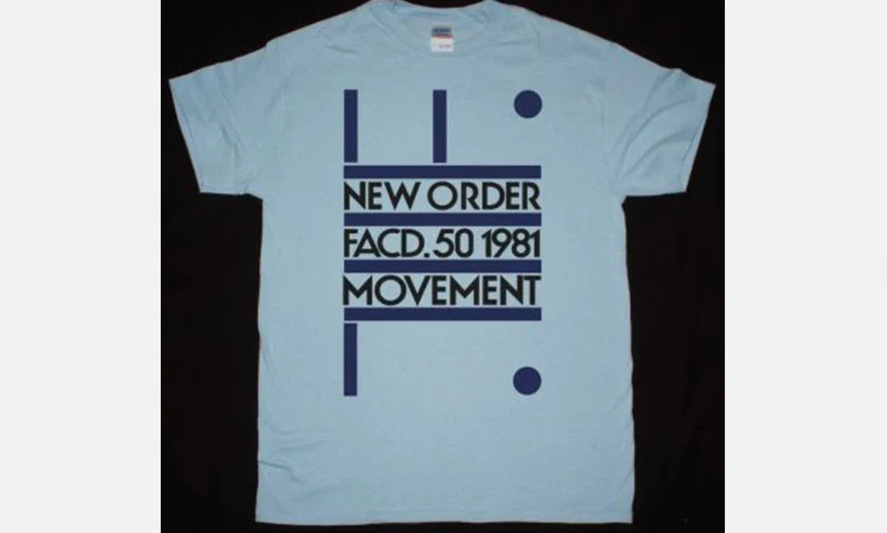 NEW ORDER Band MOVEMENT NEW LIGHT BLUE Unisex Shirt Unisex T-shirt, Sweatshirt, Hoodie, Long Sleeve Tee - T-Shirt, Sweatshirt, Hoodie