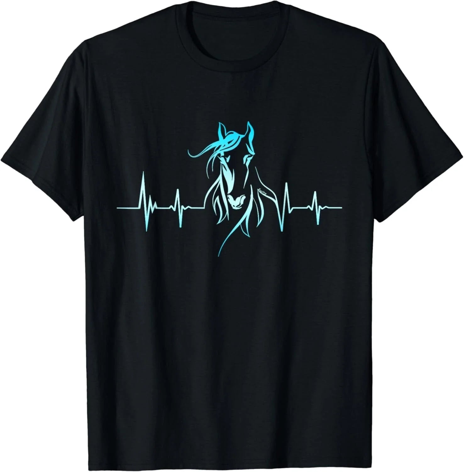Horse Heartbeat Horse Lover Gifts Women Men Girls Teens Gift Unisex T-Shirt Unisex T-shirt, Sweatshirt, Hoodie, Long Sleeve Tee - T-Shirt, Sweatshirt, Hoodie
