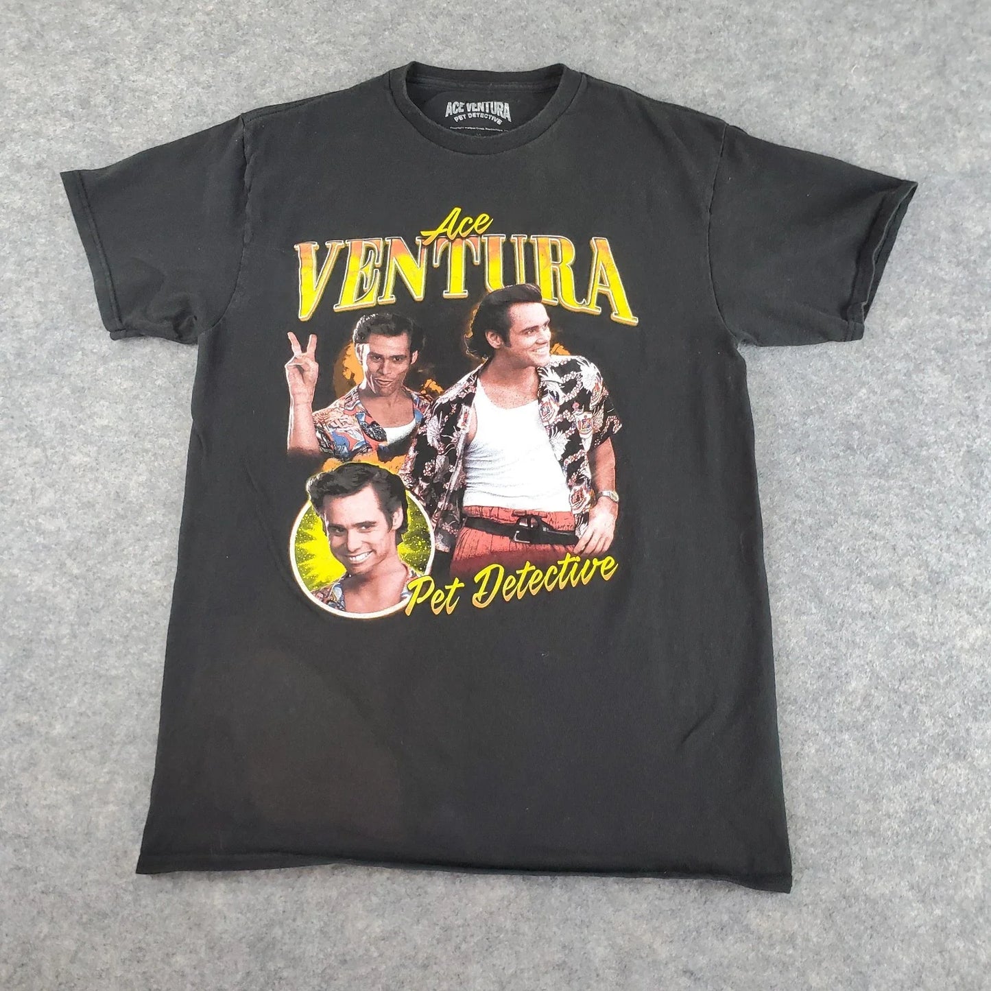 Ace Ventura Shirt Men Medium Black Crew Neck Short Sleeve Graphic Stretch Casual Unisex T-shirt, Sweatshirt, Hoodie, Long Sleeve Tee - T-Shirt, Sweatshirt, Hoodie