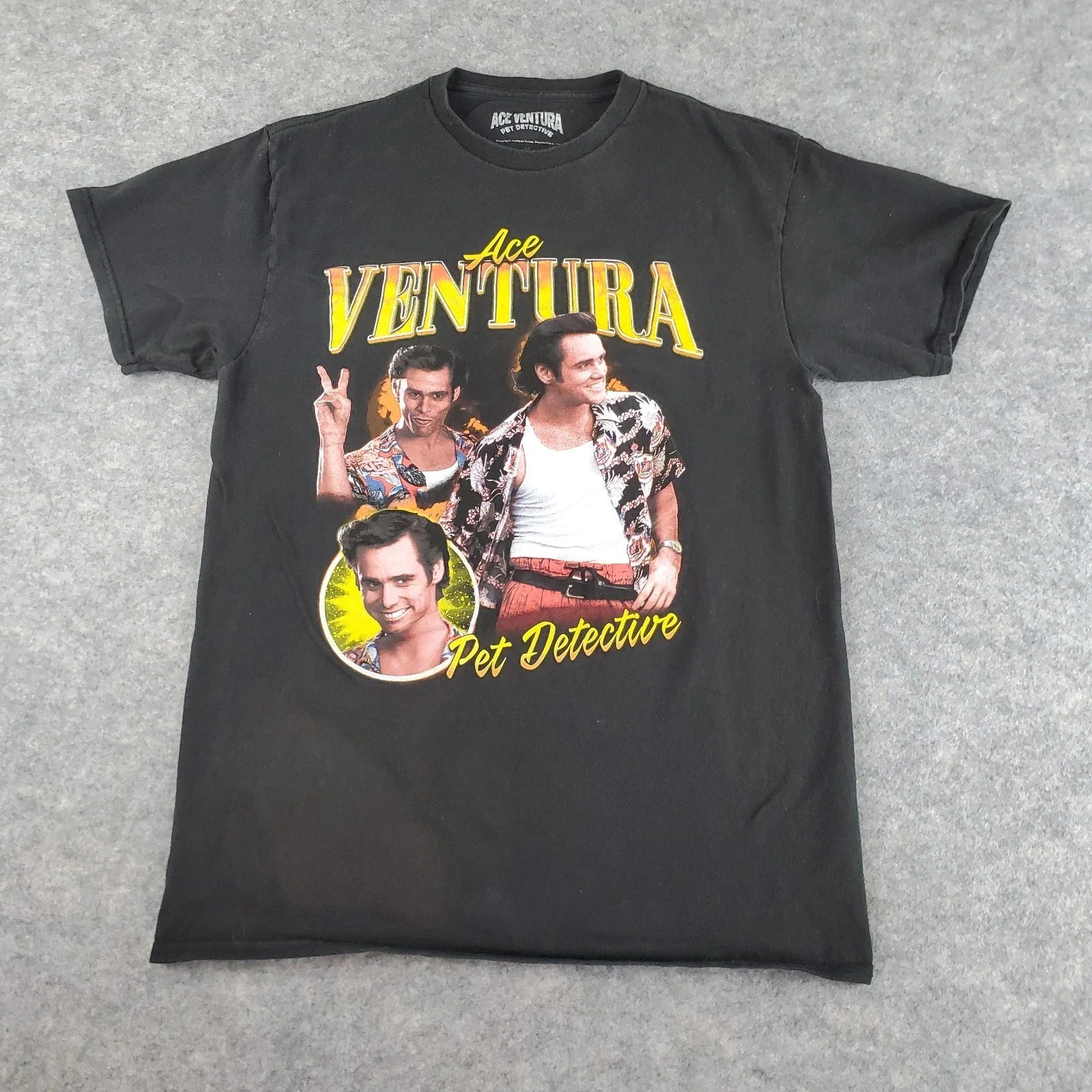 Ace Ventura Shirt Men Medium Black Crew Neck Short Sleeve Graphic Stretch Casual Unisex T-shirt, Sweatshirt, Hoodie, Long Sleeve Tee - T-Shirt, Sweatshirt, Hoodie