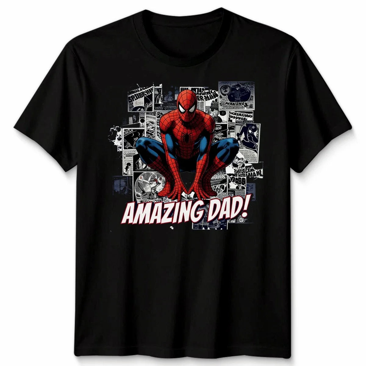 Amazing Dad Fathers Day Gift Mens Cotton T-Shirt Graphic Tee Unisex T-shirt, Sweatshirt, Hoodie, Long Sleeve Tee - T-Shirt, Sweatshirt, Hoodie