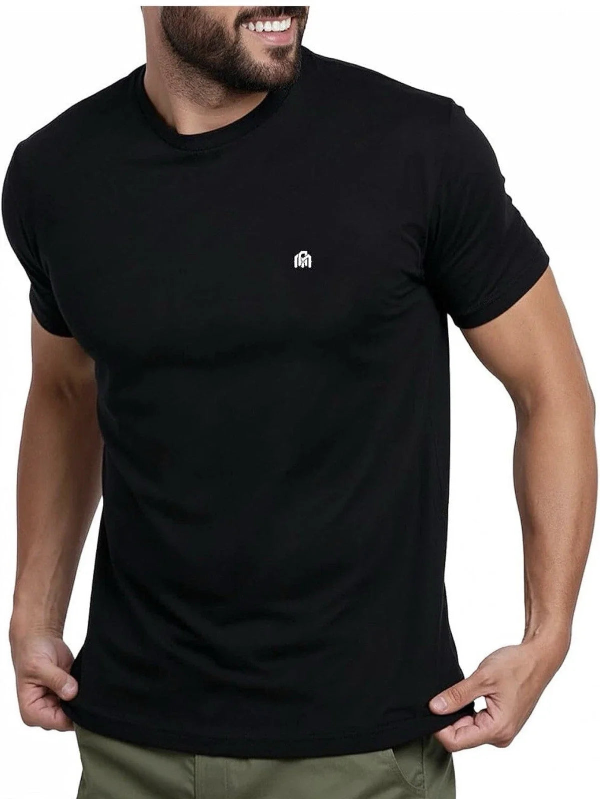 INTO THE AM Mens Premium Soft Cotton Blend Crew Neck Tee Black Size Medium NWOT Unisex T-shirt, Sweatshirt, Hoodie, Long Sleeve Tee - T-Shirt, Sweatshirt, Hoodie