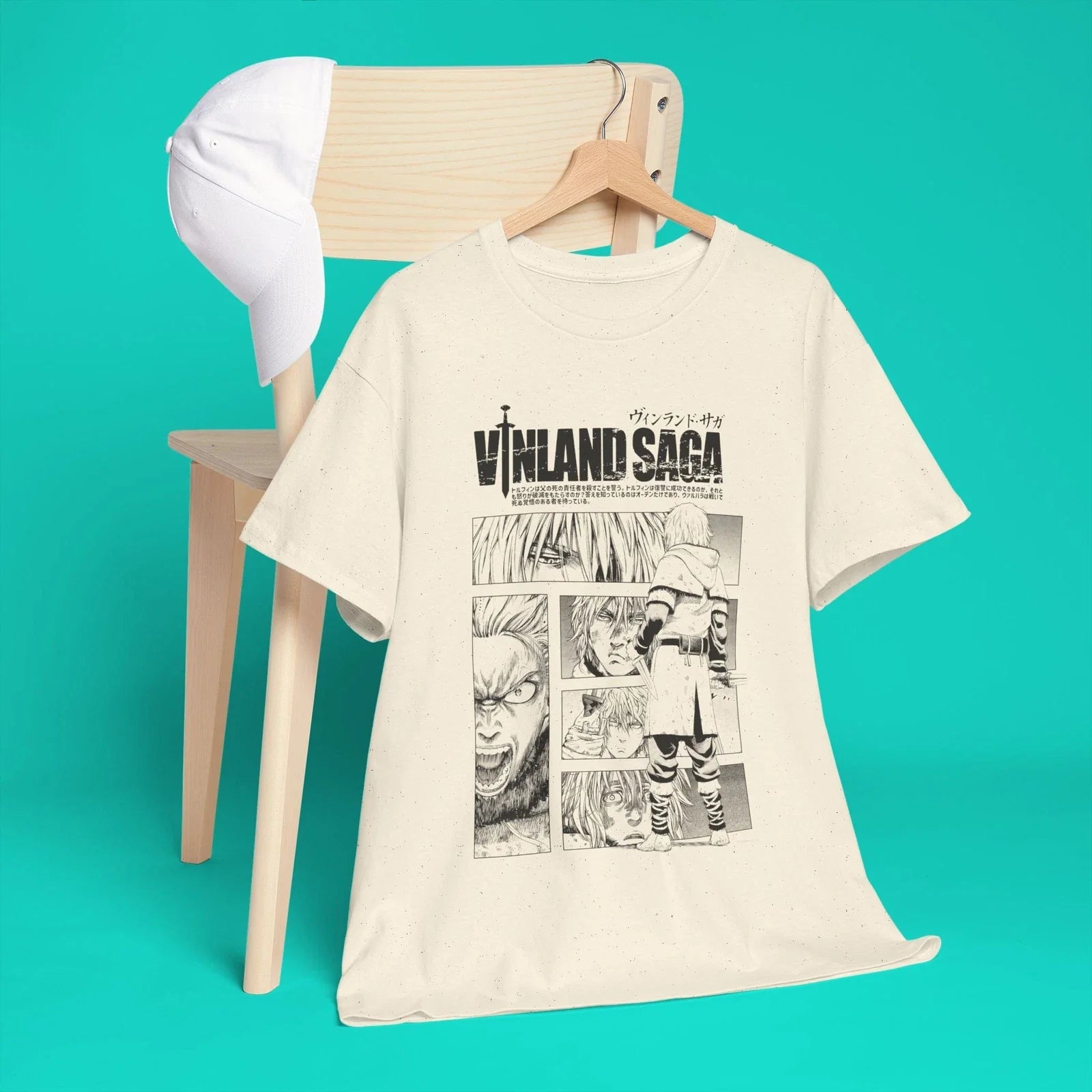 vinland shirt saga thorfinn all black t-shirt manga panel design Unisex T-shirt, Sweatshirt, Hoodie, Long Sleeve Tee - T-Shirt, Sweatshirt, Hoodie
