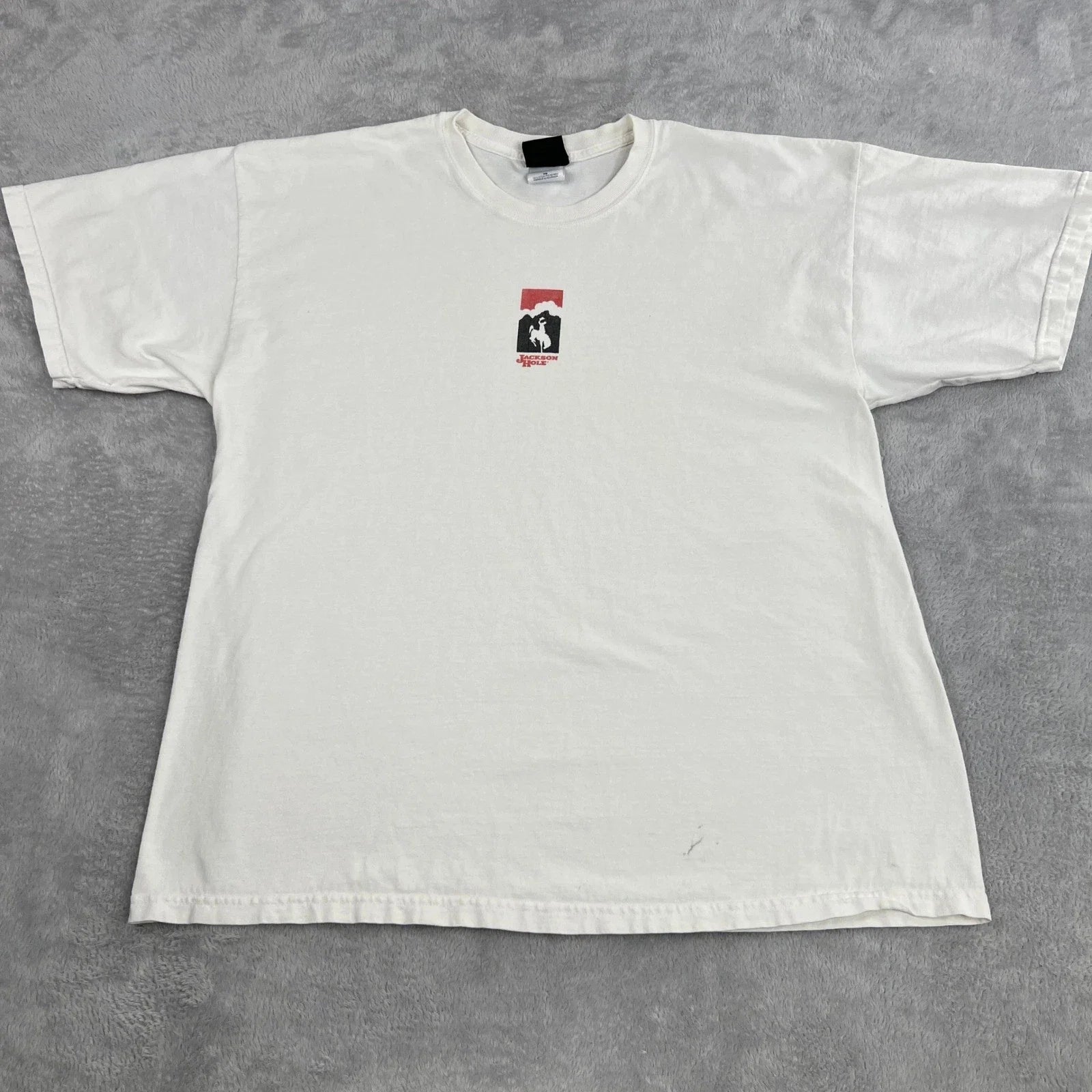 Ouray Jackson Hole Graphic T-Shirt XL White Men Vintage Y2K Wyoming Souvenir Tee Unisex T-shirt, Sweatshirt, Hoodie, Long Sleeve Tee - T-Shirt, Sweatshirt, Hoodie