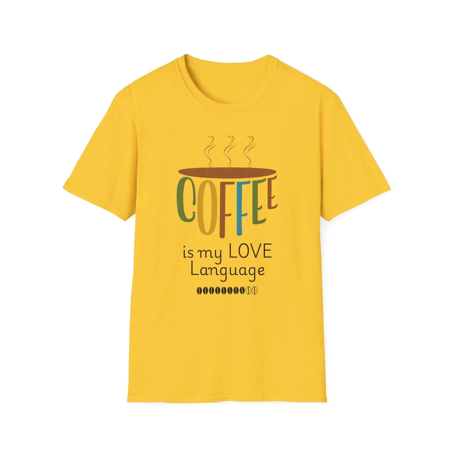 Coffee Love Language T-Shirt, Gift for Coffee Lovers Unisex T-shirt, Sweatshirt, Hoodie, Long Sleeve Tee - T-Shirt, Sweatshirt, Hoodie