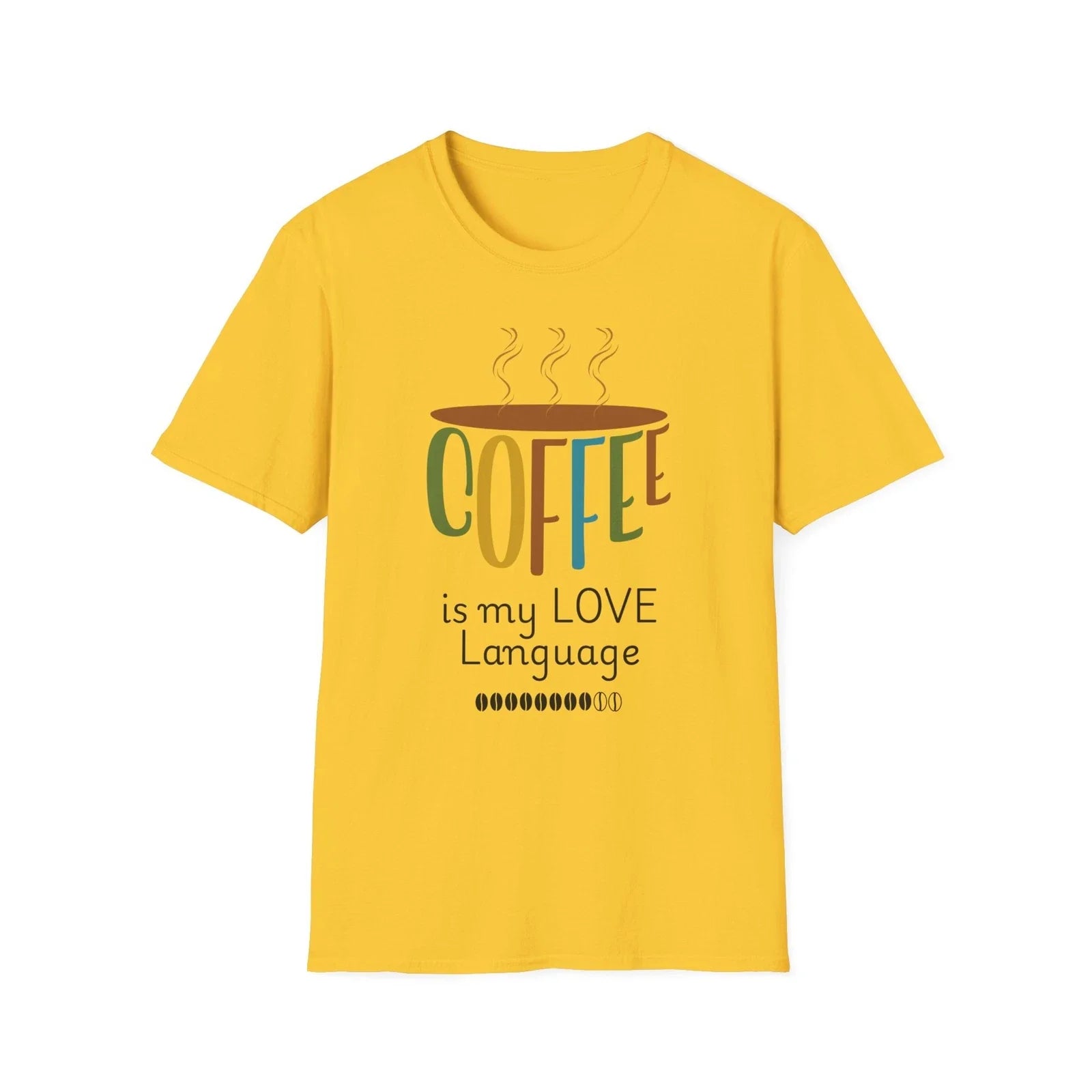 Coffee Love Language T-Shirt, Gift for Coffee Lovers Unisex T-shirt, Sweatshirt, Hoodie, Long Sleeve Tee - T-Shirt, Sweatshirt, Hoodie