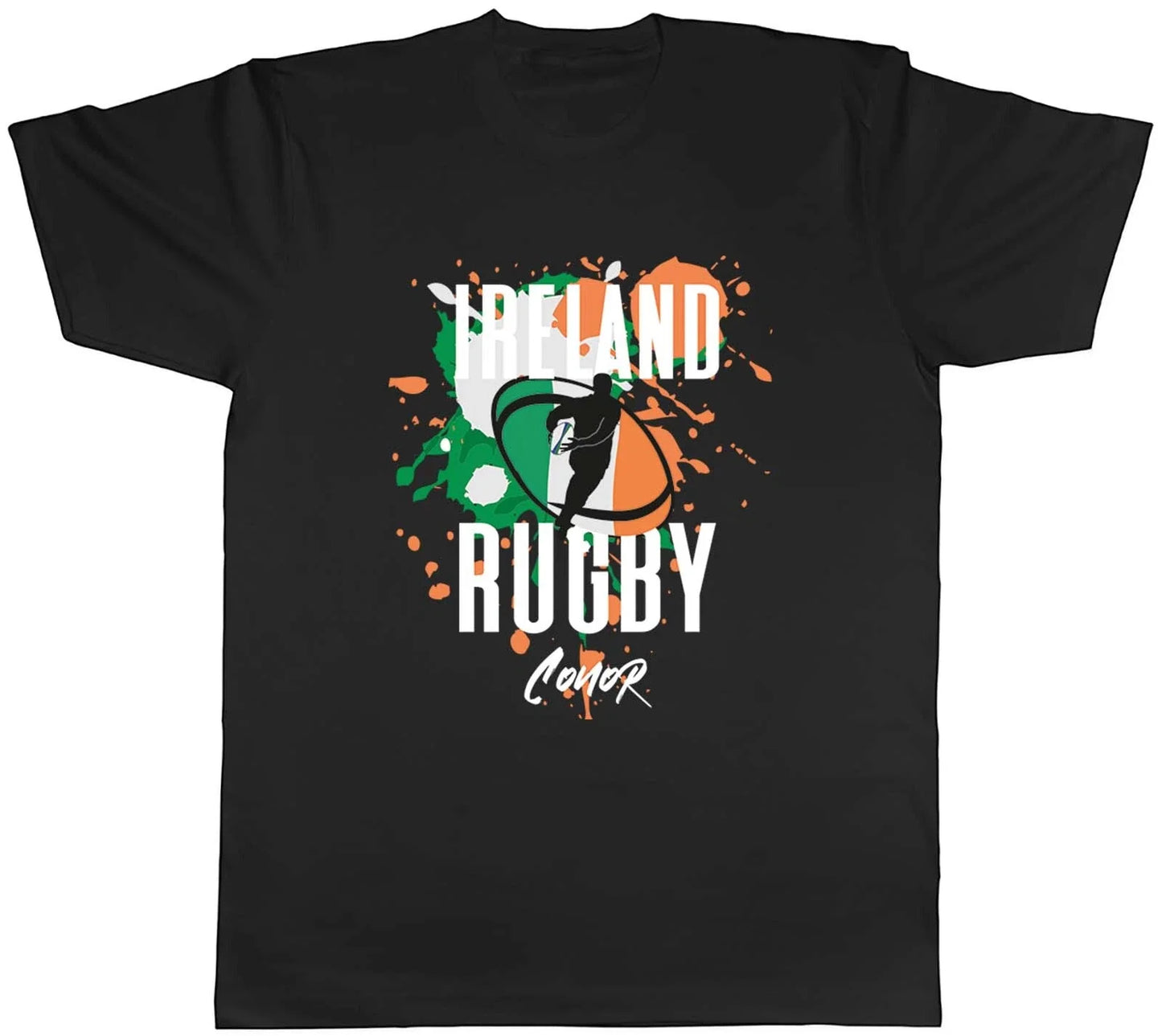 Personalised Ireland Rugby T-Shirt Mens Supporters 6 Nations Union Unisex Tee Unisex T-shirt, Sweatshirt, Hoodie, Long Sleeve Tee - T-Shirt, Sweatshirt, Hoodie