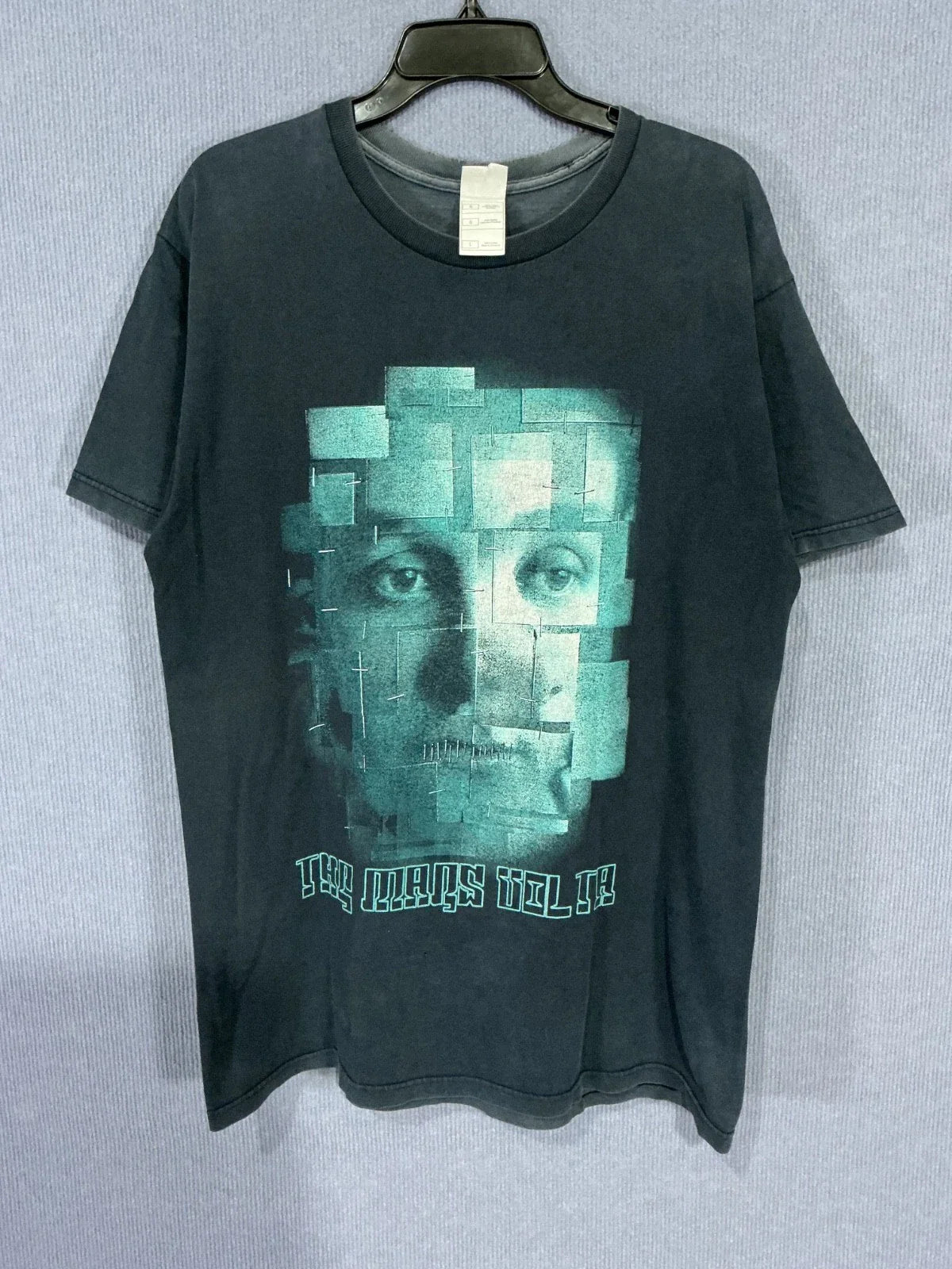 Vintage Shirt Y2K The Mars Volta Band Tour American Rock Black Faded Size L Unisex T-shirt, Sweatshirt, Hoodie, Long Sleeve Tee - T-Shirt, Sweatshirt, Hoodie