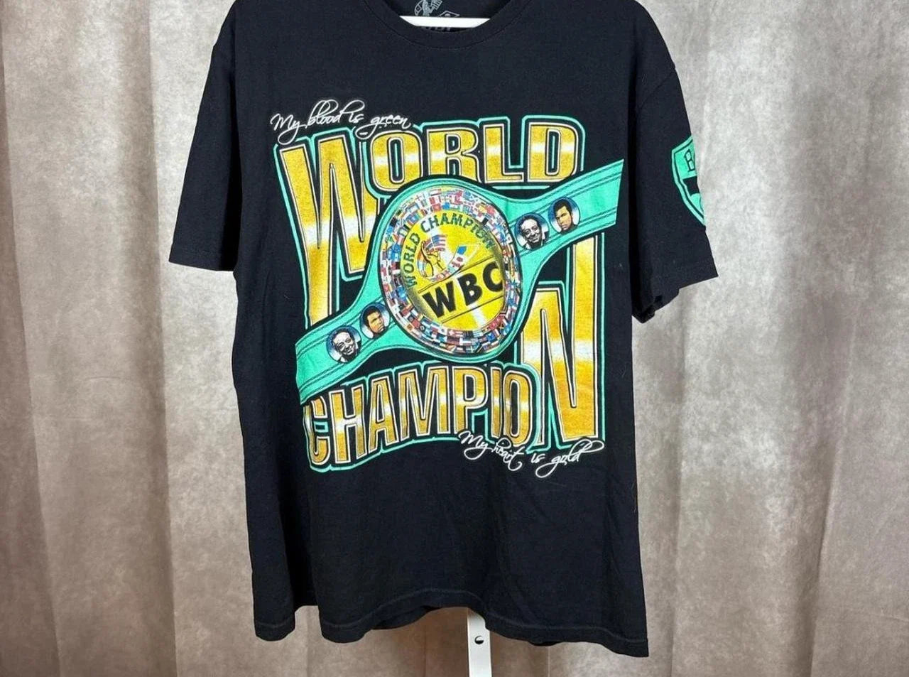 Vintage y2k 90s style boxing sports graphic tshirrt world champion shirt Unisex T-shirt, Sweatshirt, Hoodie, Long Sleeve Tee - T-Shirt, Sweatshirt, Hoodie