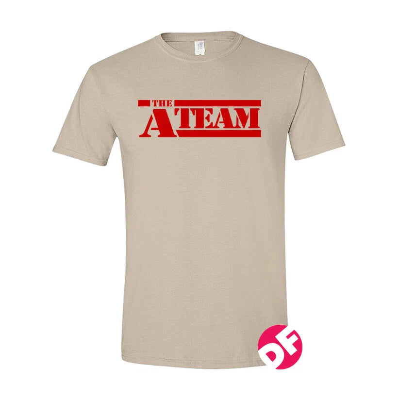 The A Team 80s Tshirt TV inspired logo Soldiers of Fortune Retro fun T-shirt NEW Unisex T-shirt, Sweatshirt, Hoodie, Long Sleeve Tee - T-Shirt, Sweatshirt, Hoodie