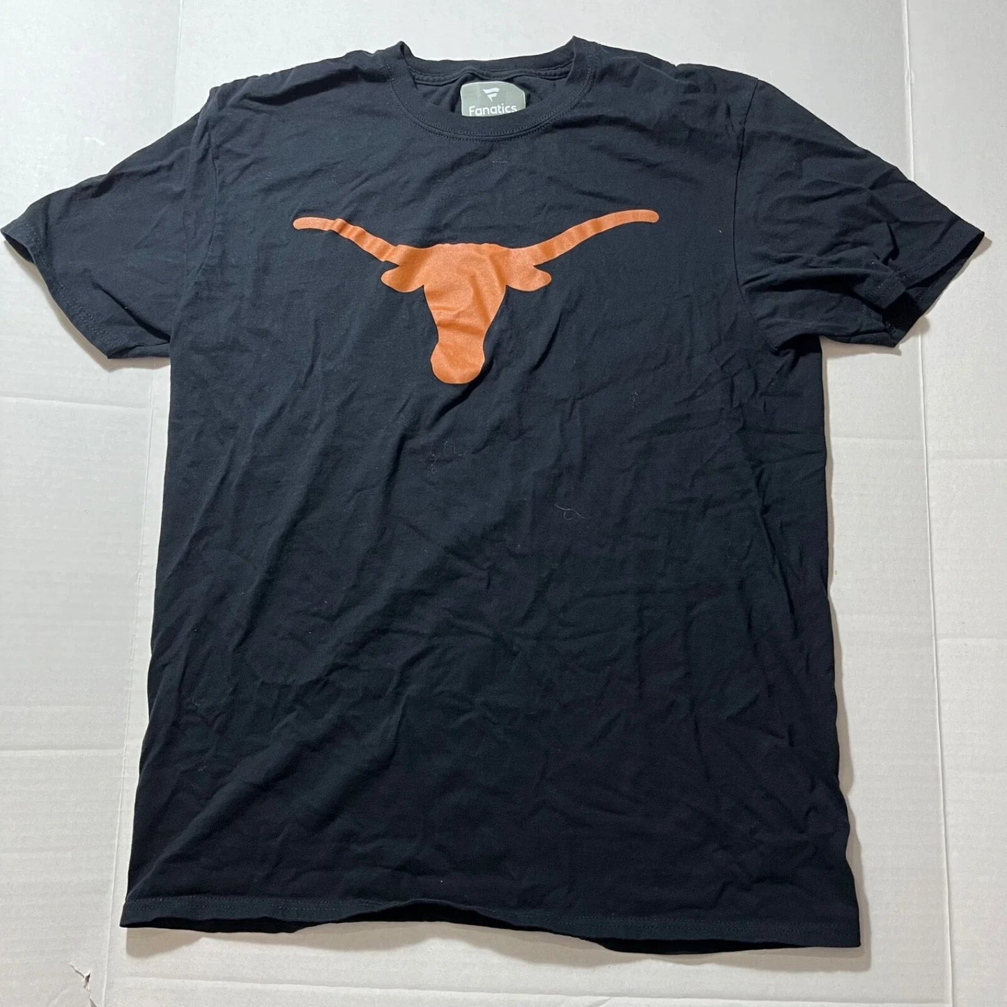 UT Texas Longhorns BLACK T-Shirt L Cotton Tagless 1-Side Clean Simple Unisex T-shirt, Sweatshirt, Hoodie, Long Sleeve Tee - T-Shirt, Sweatshirt, Hoodie