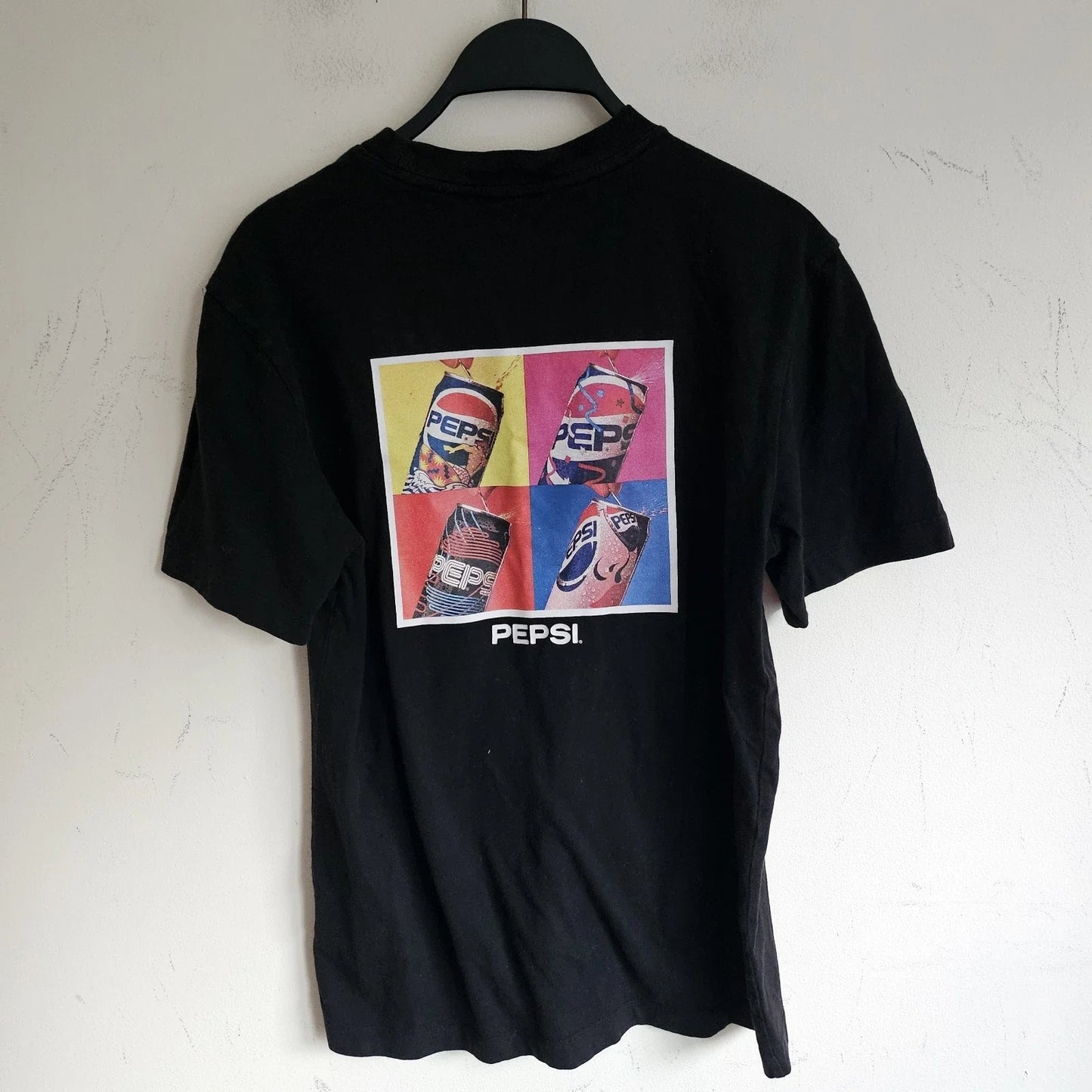 Pepsi x Topten Retro Pop Art Graphic T-Shirt Black Y2K Streetwear Mens Small Unisex T-shirt, Sweatshirt, Hoodie, Long Sleeve Tee - T-Shirt, Sweatshirt, Hoodie