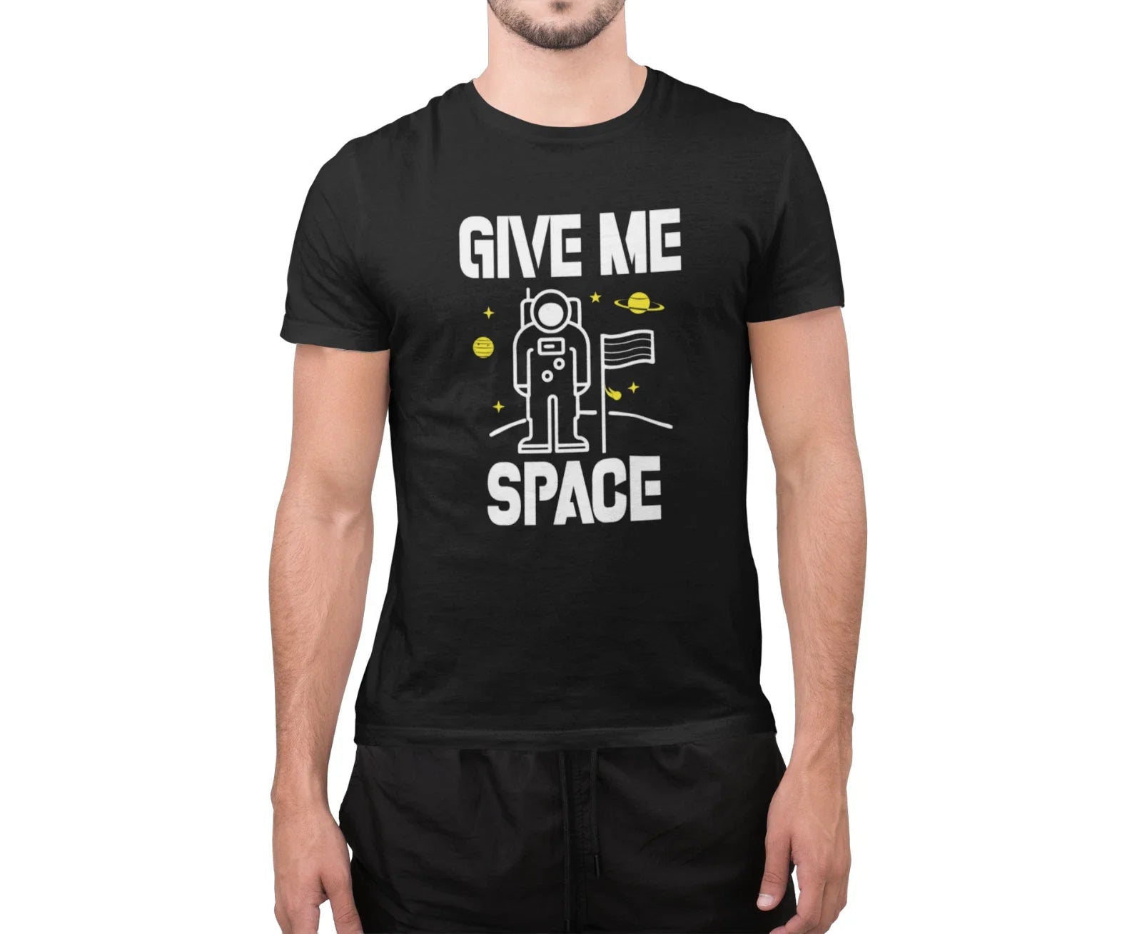 Give Me Some Space Sarcastic Introvert Astronomy Lovers Novelty Unisex T-Shirt Unisex T-shirt, Sweatshirt, Hoodie, Long Sleeve Tee - T-Shirt, Sweatshirt, Hoodie